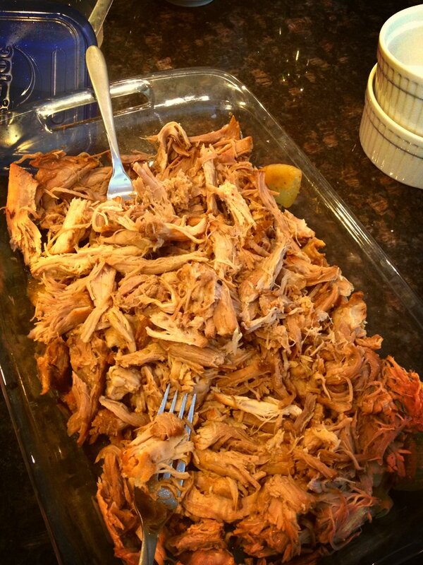 HBates7's tweet photo. @bitesizedbaker @chechearmstrong @tbassoul pulling pork as we speak!! http://t.co/ILQYVoC6