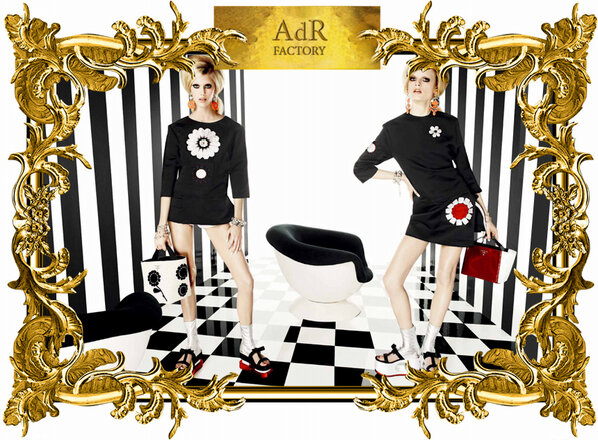 annadellorusso's tweet photo. On @vogueJp #march #issue > #prada #ss13 #look #GraphicsGoneWild http://t.co/X1hoXnv9 http://t.co/Il8UYpsA