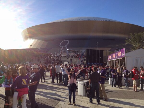 Why would you ever host a Super Bowl anywhere else? New Orleans is amazing today, and always. #SB47