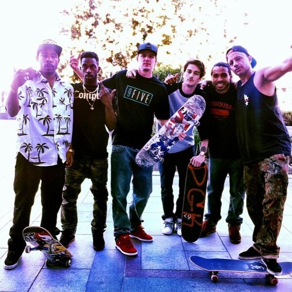 Today's crew <a href="/DWrexx/">WREXX</a> <a href="/KeelanDadd/">Keelan DADD</a> @DGKALIS <a href="/dane_vaughn/">Dane Vaughn</a> <a href="/Mannyslaysall/">Manny Santiago 🇵🇷</a> and myself... #REALSTREETSKATING #JKWON