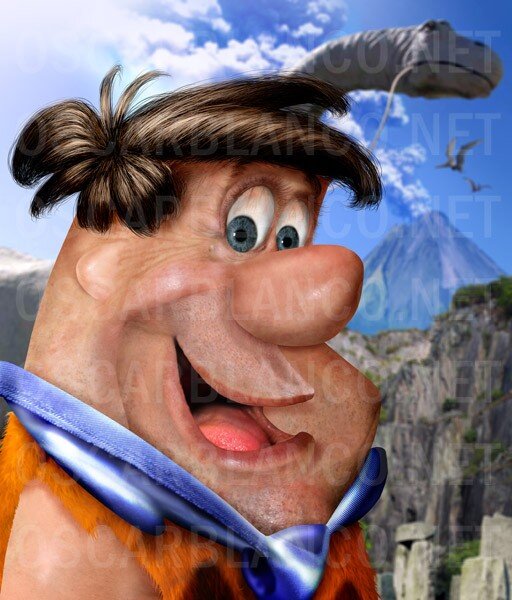 LifeFormCartoon's tweet photo. Fred Flinstone #FredFlinstone #Flinstones #RealLifeCartoon #Follow http://t.co/SW5hDwvB