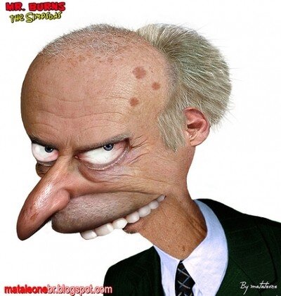 LifeFormCartoon's tweet photo. Another Mr.Burns #MrBurns #RealLifeCartoon #Follow http://t.co/qI2iN1M6