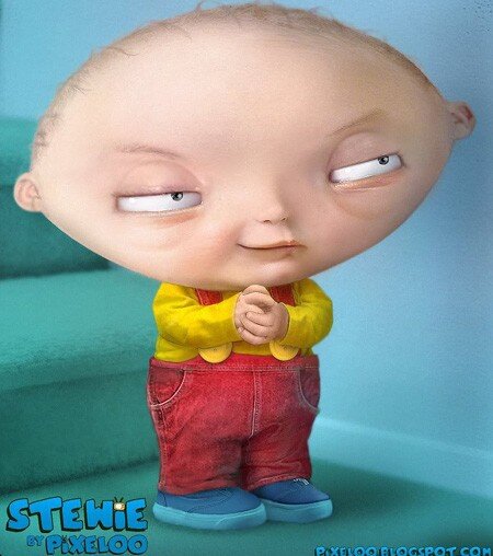 LifeFormCartoon's tweet photo. Stewie #Stewie #FamilyGuy #RealLifeCartoon #Follow http://t.co/GknKXhlo