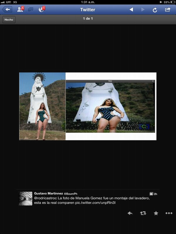 manugomezfranco's tweet photo. @ElLavaderorcn uds no se suponen que siempre dicen la verdad de las cosas entonces que es este montaje tan terrible rt http://t.co/Uopnxt4f