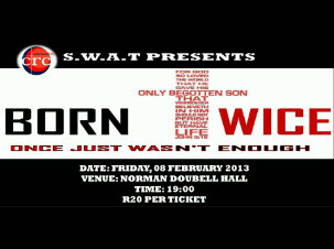 JamieLee8806's tweet photo. A message of hope! An evening of poetry, drama, art, dancing &amp; worship - Born Twice 8Feb @19:00 Norman Doubell  R20pp. http://t.co/TyzePPJx