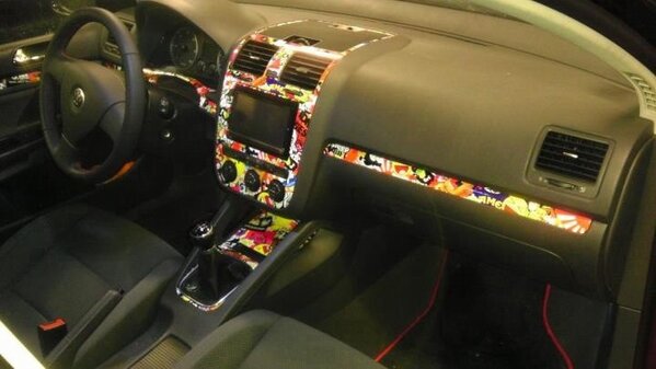 Fuelstickers On Twitter Sticker Bomb Interior Golf Mkv