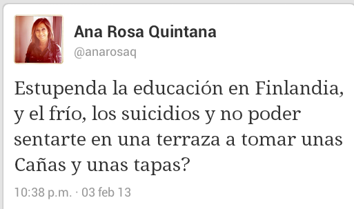 ivangarcia's tweet photo. ¿Sabías que Ana Rosa Quintana es gilipollas perdida?  #AnaRosavetedetapas http://t.co/0l50igQg