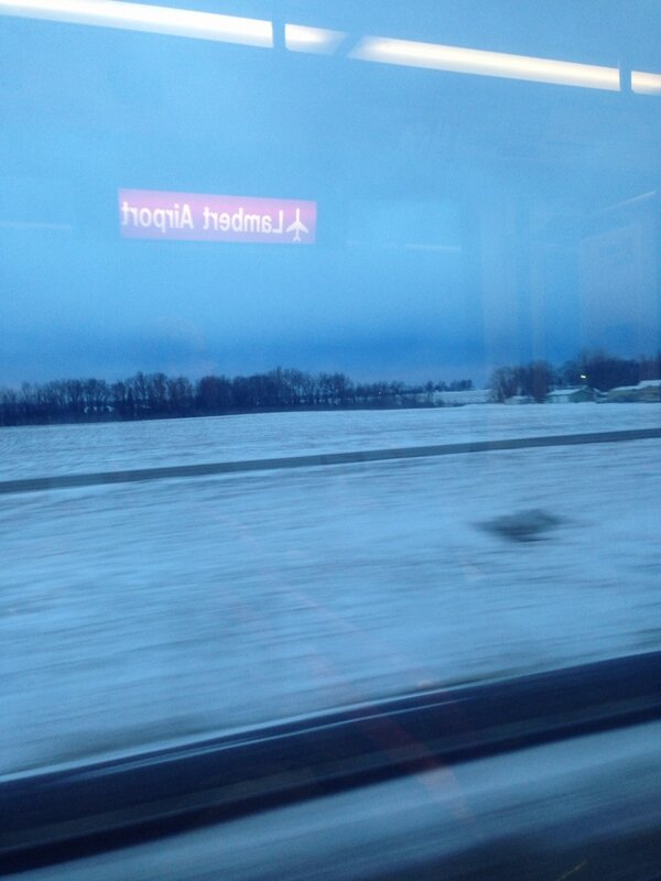 bacchusBrown's tweet image. "Lambert Airport" #worktrain