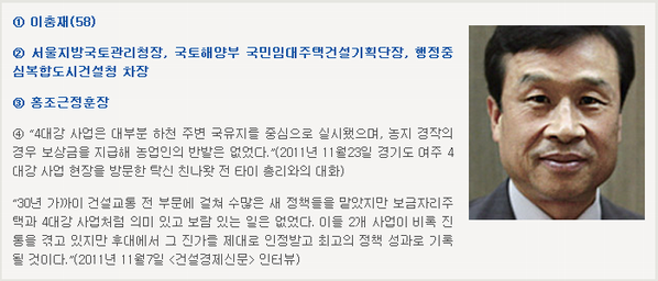 4rivers_bot's tweet photo. 이충재: 서울지방국토관리청장 “30년 가까이 건설교통 전 부문에 걸쳐 수많은 정책들을 맡았지만 4대강사업처럼 의미 있고 보람 있는 일은 없었다...후대에서 진가를 제대로 인정받고 최고의 정책 성과로 기록될 것” http://t.co/NwGdxD0j
