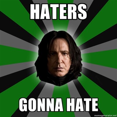 fuckyeahsnarry's tweet photo. #DontBeMadAtMeBecause I ship #snarry. Haters gonna hate... http://t.co/5ltQ5oVO