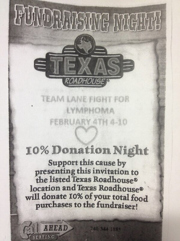 lvpanthers's tweet photo. Everyone come to Texas Road house tonight to help support Lane in his fight for Lymphoma. 4:00 - 10:00 #TeamLane 💚 http://t.co/wdLMX9A5