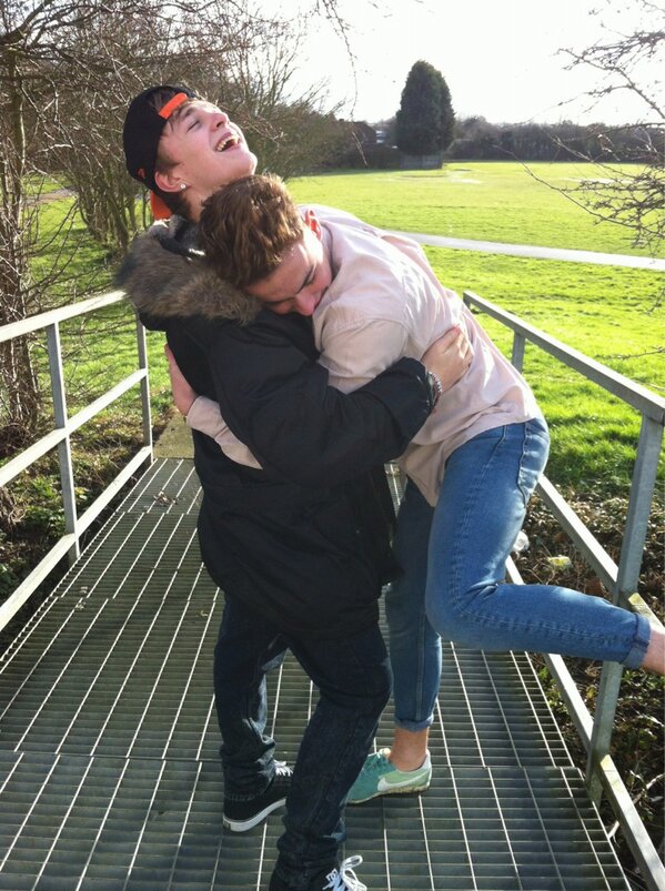 FullenglishUK's tweet photo. On our magazine photo shoot, messing http://t.co/N0lN1e4s