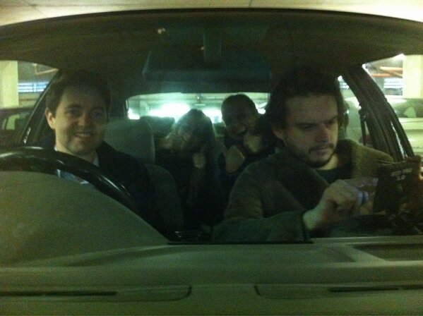 robert_ruben's tweet image. The producer, director and two actors get to sit in a warm car while the rest of the crew freezes. #EnemyofEngland