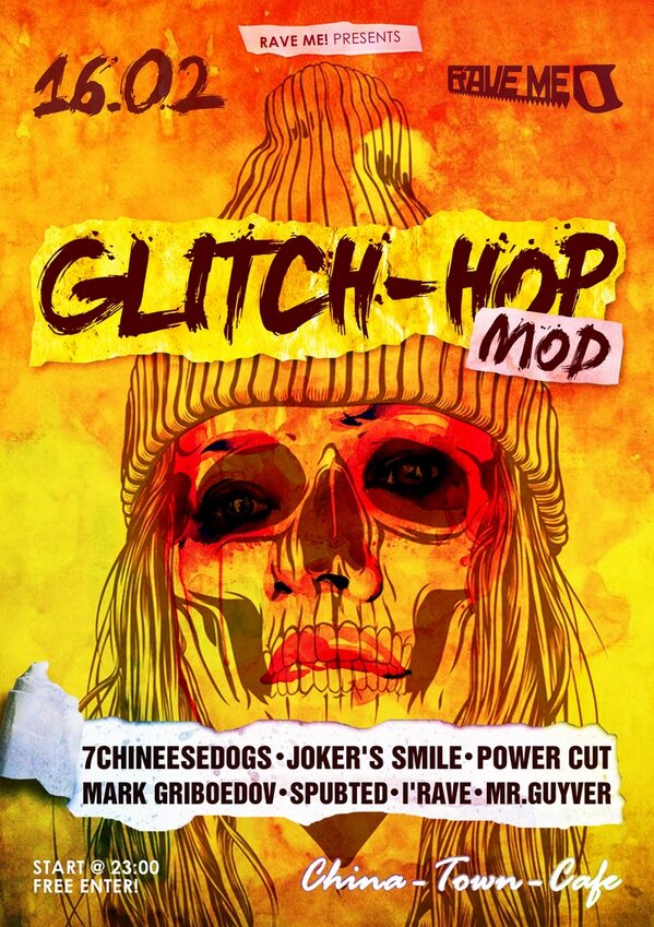 RaveMeRecords's tweet photo. 16.02 Glitch-Hop MOD #Казань @ China-Town cafe; Free Enter; FC\DC; START: 23.00. #rave #Kazan #Kzn #Кзн #glitch_hop http://t.co/0z4zuYFL