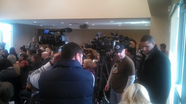 RUVisitorCenter's tweet photo. Press Conference @RUVIsitorCenter  announcing Tyler Clementi Center at Rutgers University http://t.co/TzhOyftq