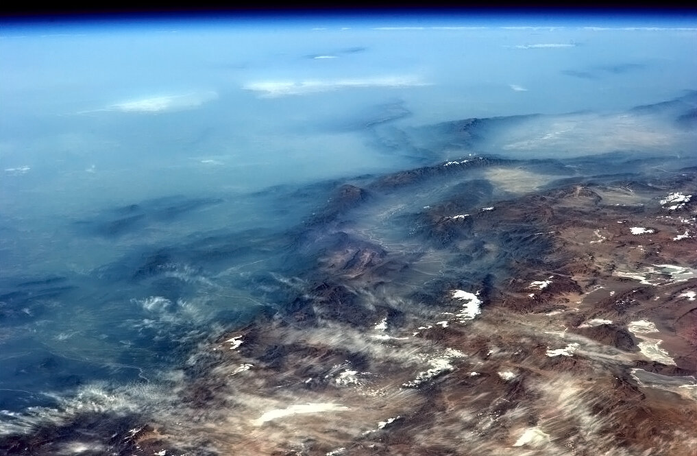 The andes from space