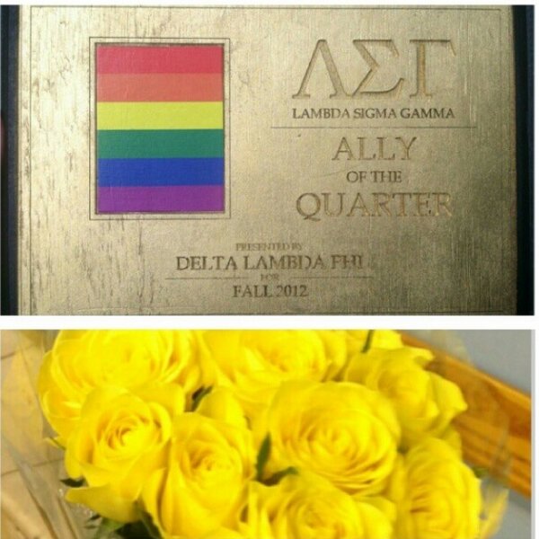 LSGSororityInc's tweet image. Congratulations to our #ChiChapter @UCIrvine for receiving the #AllyoftheQuarter award from @deltalambdaphi #ally