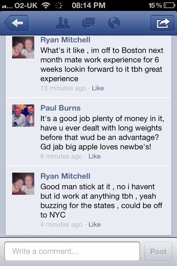 paulburn5's tweet photo. Some conversation..!
#RupertsSomeCraic http://t.co/CXKgY9tf