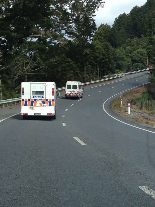 themikeking's tweet photo. Waitangi traffic http://t.co/mvY9LViH