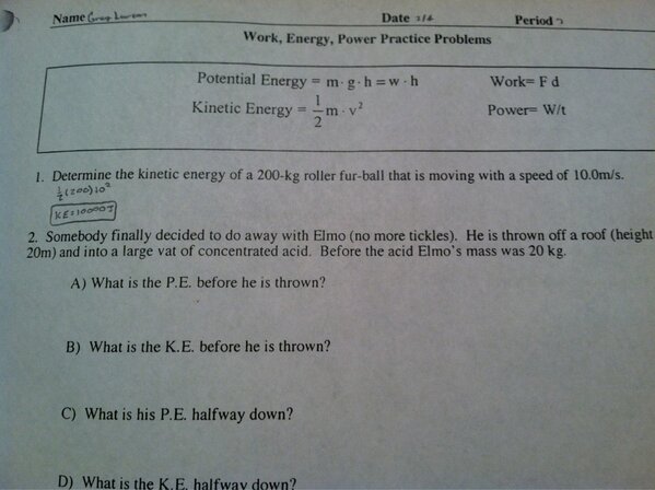 gregmlarson's tweet image. Just when I start to feel smart for knowing how to so physics, I get a question like #2…seriously? 
#howoldarewe?