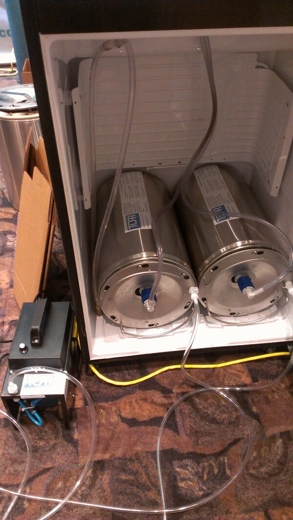 You can dispense wine on tap lying down OR standing. Either way the TORR keg is the way to go!