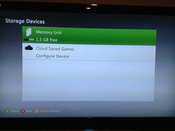 Sabisworld's tweet photo. @XboxSupport1 I have 1.5 gigs free http://t.co/UHpzp2di