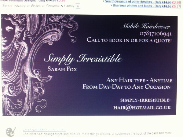 SesFox's tweet photo. Anyone want there hair done ready for valentines day?

I'm taking bookings for the next 2 weeks!! http://t.co/UqJK1mjj
