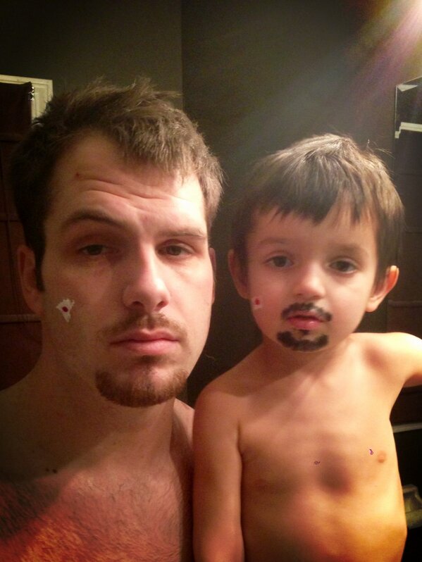 Rustin_Smith's tweet image. All done! #theJohnnyDeppGoatee #sharprazor