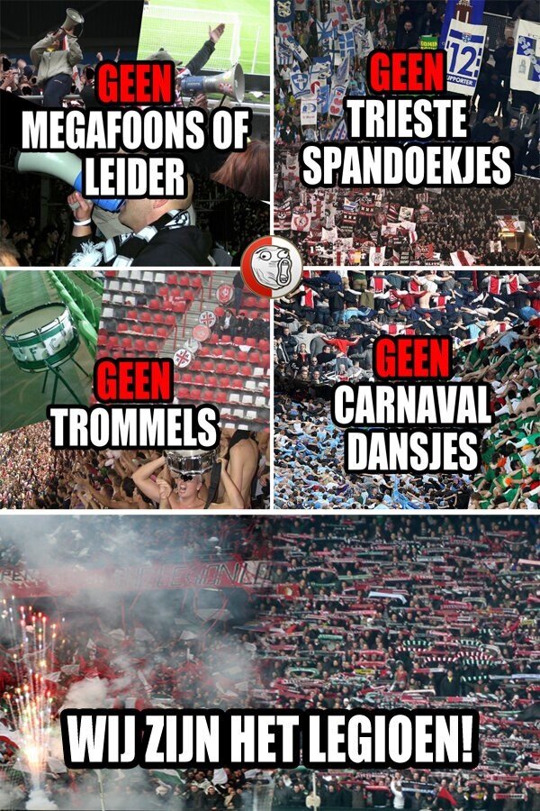 Huybers1's tweet photo. Wij zijn het Legioen van Feyenoord1 @FeyenoordKanaal http://t.co/e9Dj59TB