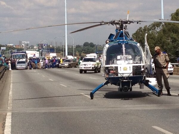 RT @ewnreporter: #copshooting the M2 west highway has been completely closed off after two officers were shot earlier.