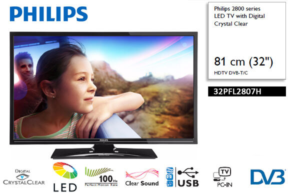 _aparatus's tweet photo. Comencem amb les ofertes...LED 32" de PHILIPS mod. PFL2807H d'alta definició, 100Hz i amb port USB per només 299€ http://t.co/iBwdxLKN