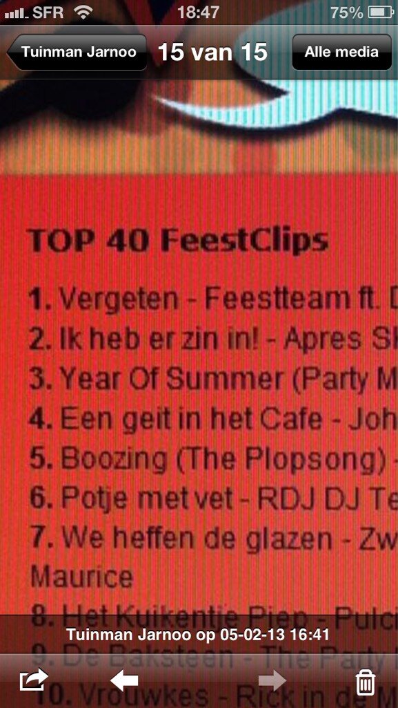 feestteam's tweet photo. Ja!! Op nr 1!! @Feestclips super leuk! http://t.co/aVeeEN2D