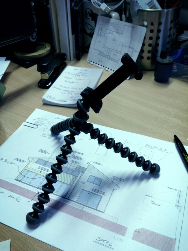 wmdarchitecture's tweet image. New toy #Joby Gorilla iPhone mount, not to be mistaken with #Jobbie that's something completely different