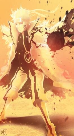 __yellows's tweet photo. RT @Yormiii: #narutoshippuden #bijuumode http://t.co/Apuj69bM