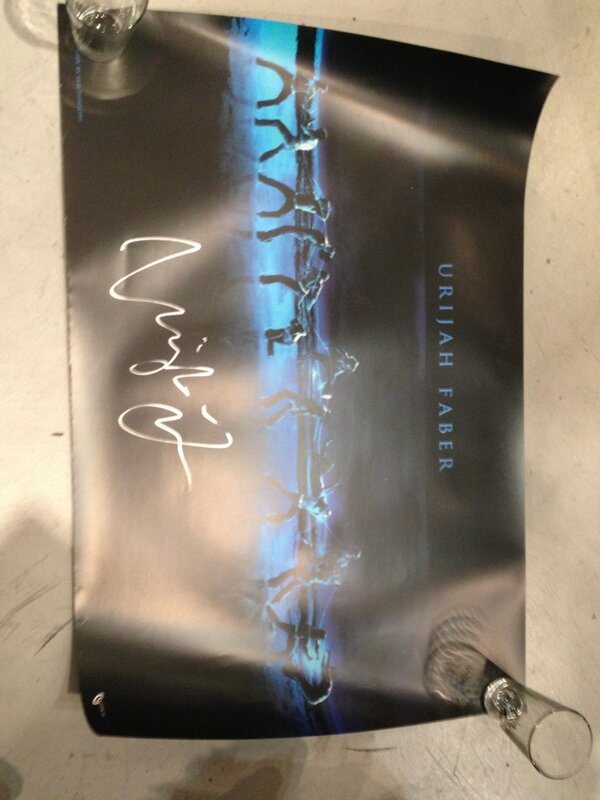 LVFightShop's tweet image. Once this gets 50 RTs we will give away this full size signed @UrijahFaber poster from @Torque1net ! Hit that RT tab!