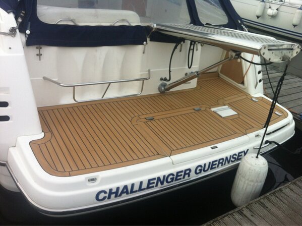 Teak deck replacement and re-fit on a cranchi swim...