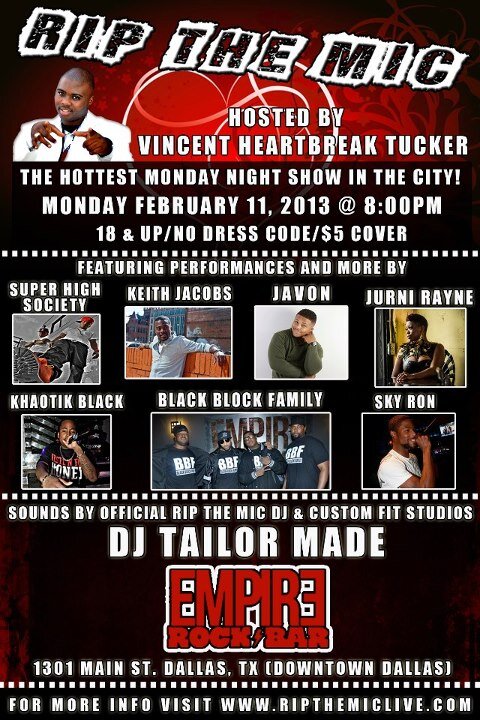 youknowdessie's tweet photo. Mon. Feb. 11th @keifjay #RipsTheMic @EmpireRockBar Doors open @ 8pm w/@DJTailorMade #RipTheMicLive http://t.co/TR3FNulQ