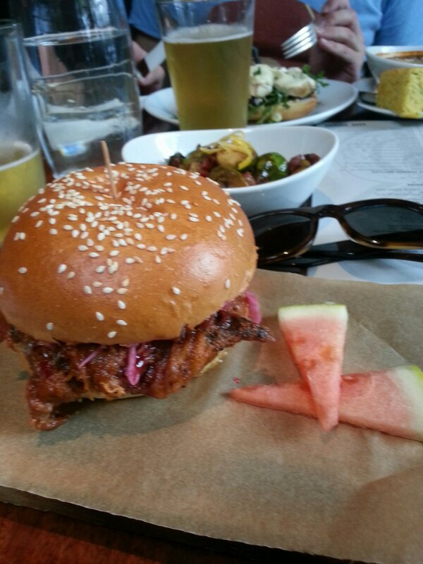 That's a good pulled pork sandwich at City Tavern in Culver  <a href="/LAFoodie/">L.A. Foodie</a>