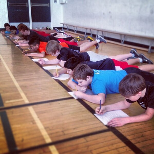 artslingerca's tweet image. #WorktoPlay handball rules quiz first. #vimy2013 #vimyhockey #ifttt