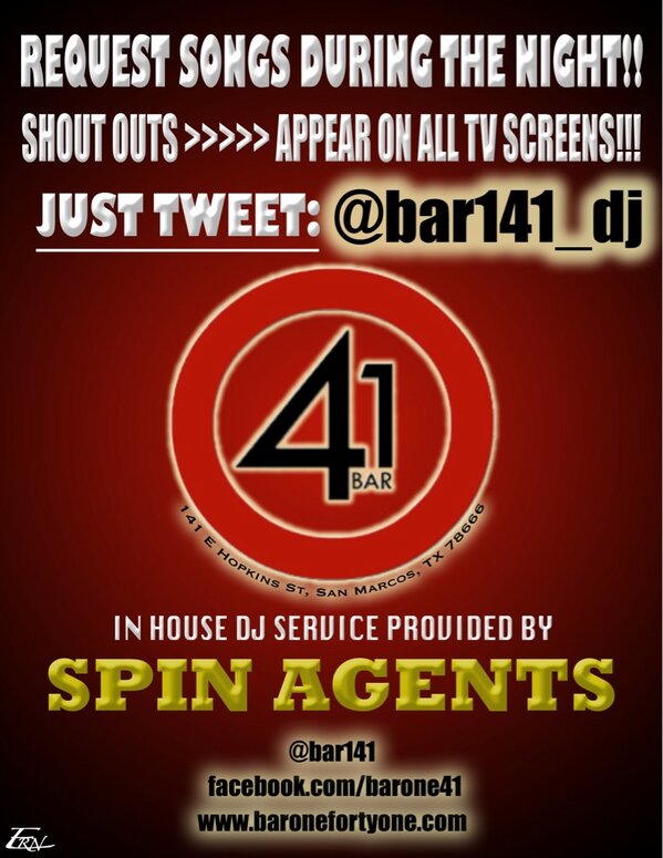 bar141_dj's tweet photo. We got a fancy new graphic! Whatcha think?! #new #fresh #youchoose http://t.co/U051UZSB