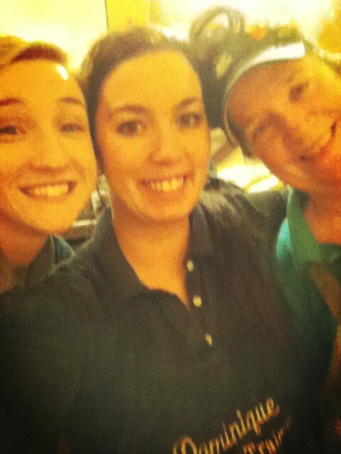 Samanchaa's tweet photo. Our favorite lunch lady 😍😘❤ #babe @caiitclarke http://t.co/B2IXScZM