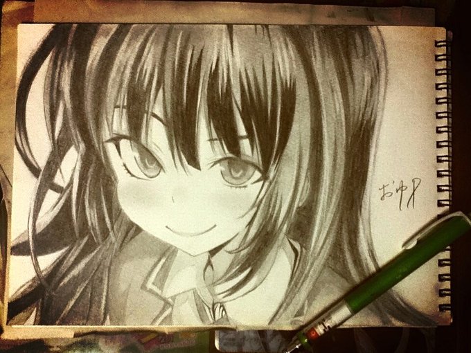 シャーペン模写のtwitterイラスト検索結果