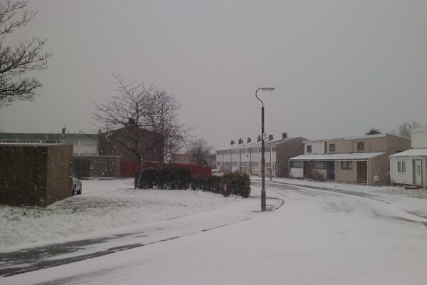 More snow in East Kilbride today.