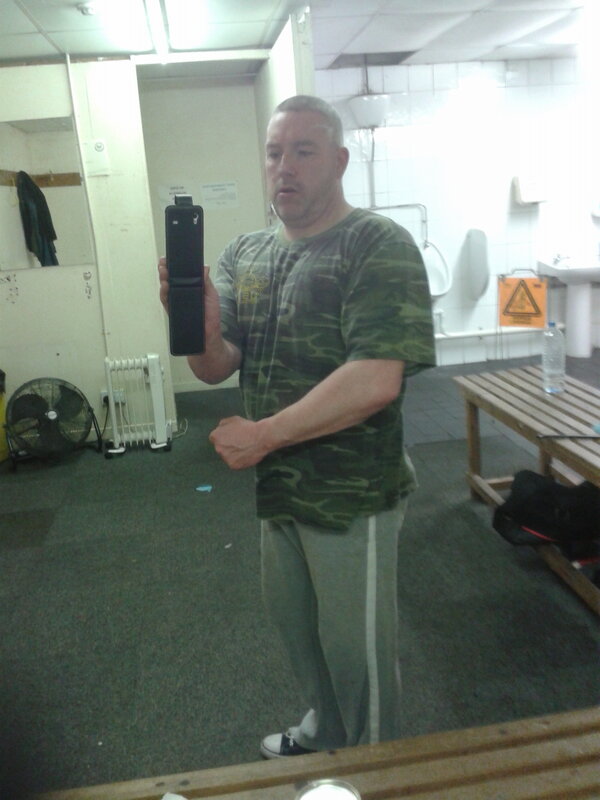 daddymuscles's tweet photo. hear i am http://t.co/G4PBj8UW