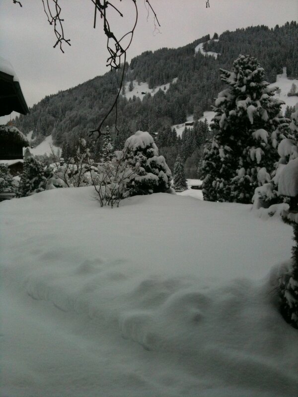 AnaCanteroP's tweet photo. Medio metro de nieve! #Gstaad http://t.co/UoHHnjls