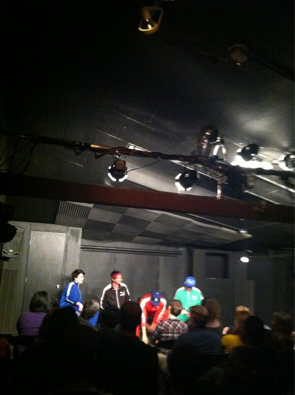 TNTImprov's tweet photo. Hip Hop Penguin @ TNT's 5.5 Year Anniversary Show http://t.co/DyqWWycN