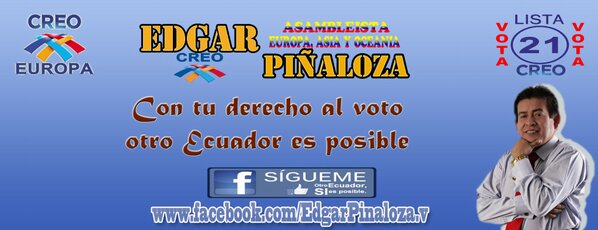EdgarPinaloza's tweet photo. amigos y familiares,dejo el link de mi página podrán encontrar mis propuestas fotografías,vídeos otroEcuadorSIesPosible http://t.co/4ymILtrH