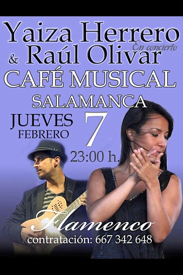 YAIZAOLIVAR's tweet photo. MAÑANA JUEVES 7 en SALAMANCA, Café Musical. C/ la reina. 23:30
@herreroyaiza @raul_olivar http://t.co/MKxkR3Jb