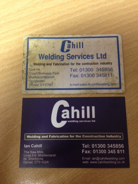 Just found this old business card.. look at different things are compared to now!