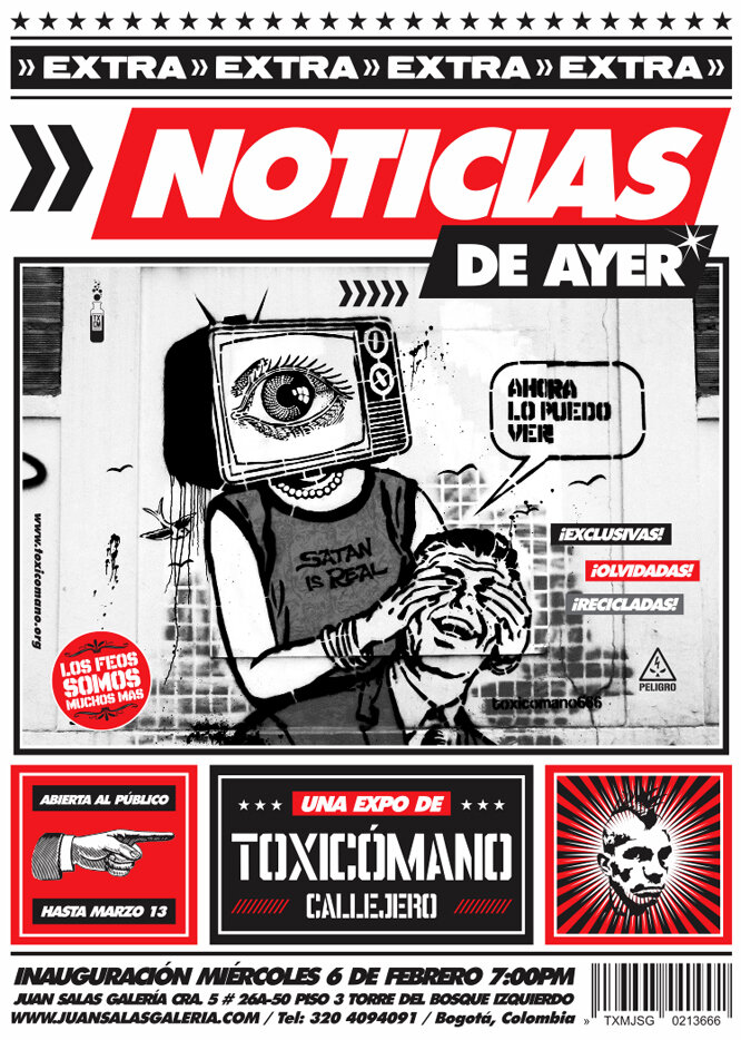 Toxicomano en exposicion